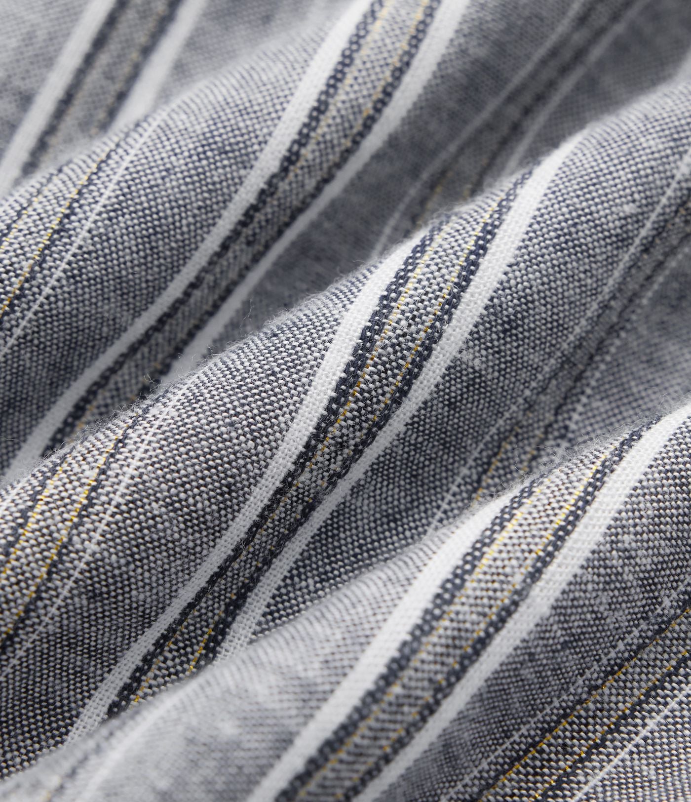 Short tailleur large en lin rayé taille haute avec cordon de serrage et poches
