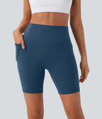 Legging de yoga gainant taille haute chiné à séchage rapide avec poches Halara UltraSculpt™