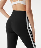 Legging yoga pedal pusher Halara UltraSculpt™ taille haute effet ventre plat avec bandes latérales