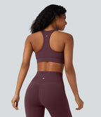Brassière de sport entraînement Halara UltraSculpt™ soutien intermédiaire col V dos nageur bonnets A-C