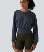 Sweat décontracté SpacerTek™ col rond à manches longues