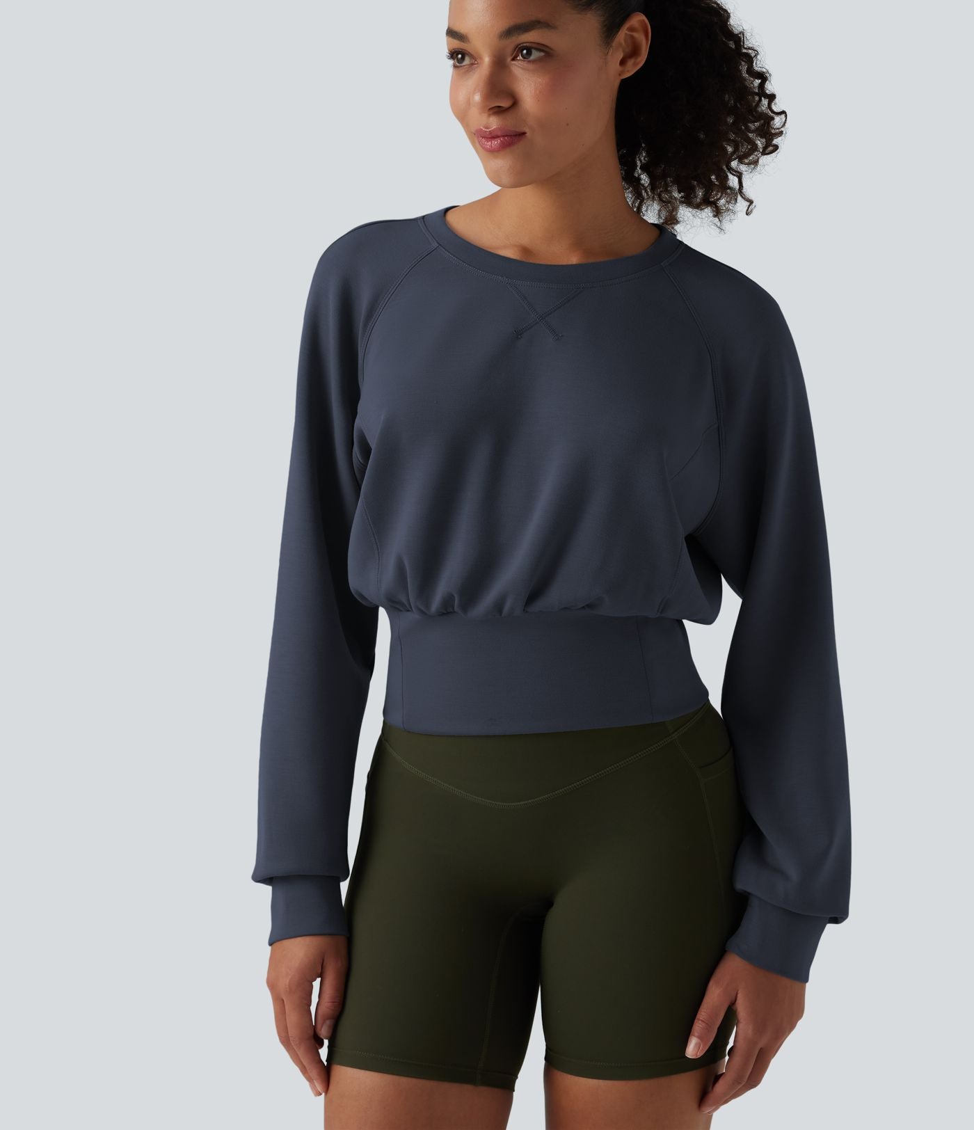 Sweat décontracté SpacerTek™ col rond à manches longues