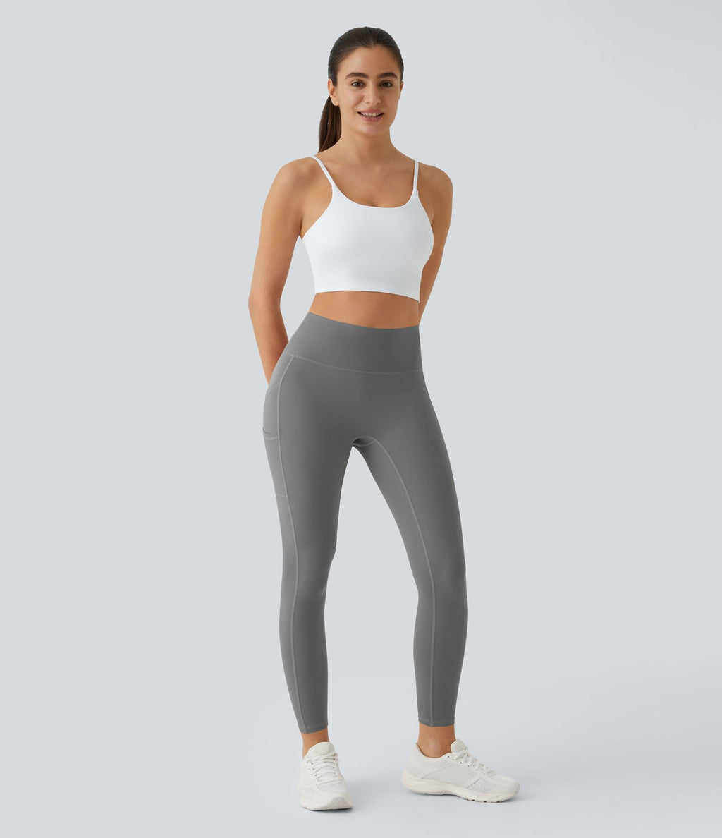 Softlyzero™ Legging Uni Taille Haute Doubles Poches - UPF50+