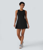 Robe Mini de Randonnée SpeedWave™ à Col Rond, Sans Manches, avec Poches Latérales et Séchage Rapide