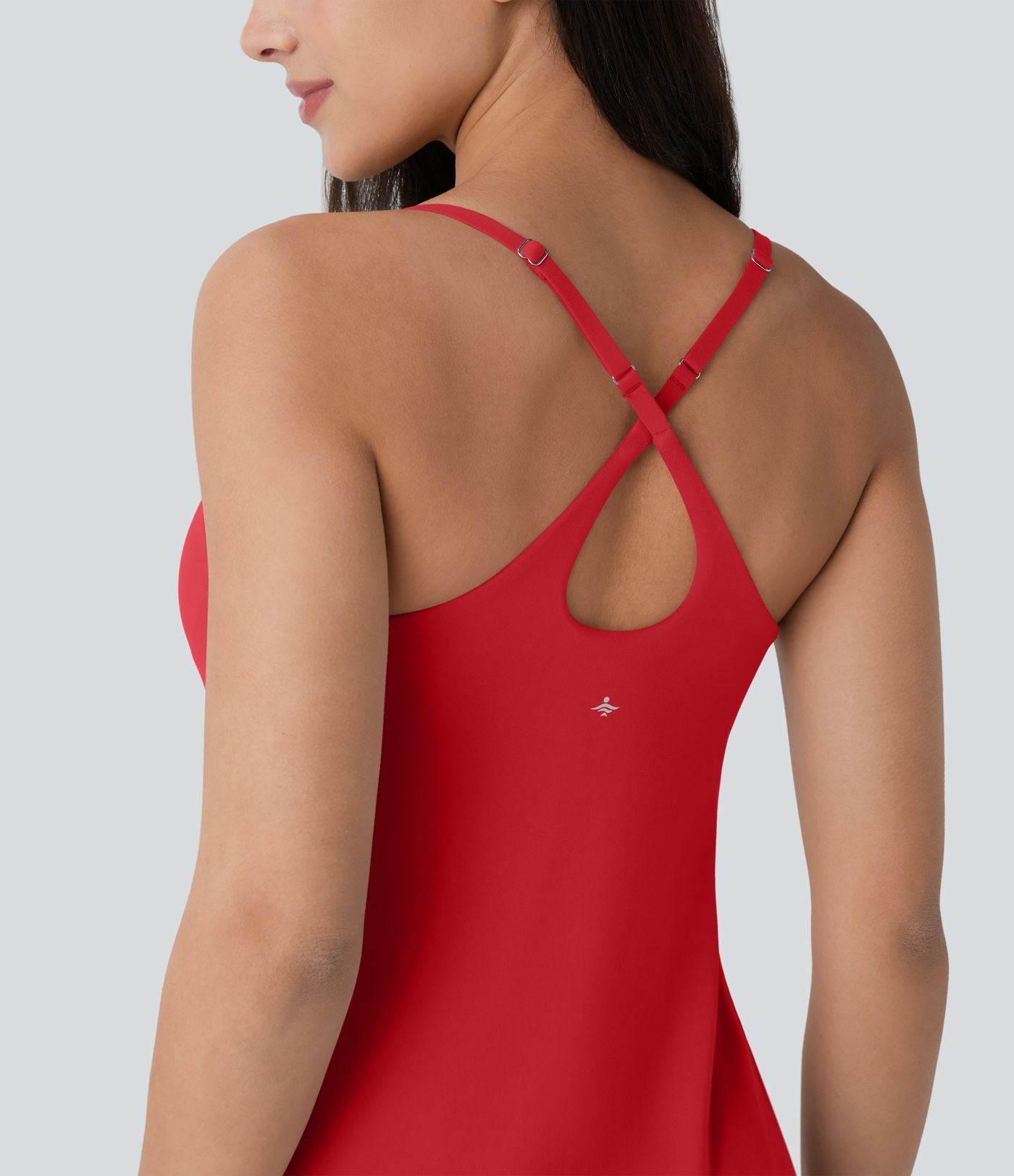 Softlyzero™ Plush Robe de danse courte dos nu avec short intégré - Version Easy Peasy