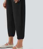 Pantalon tailleur fuselé Halara Flex™ crêpe taille mi-haute avec poches