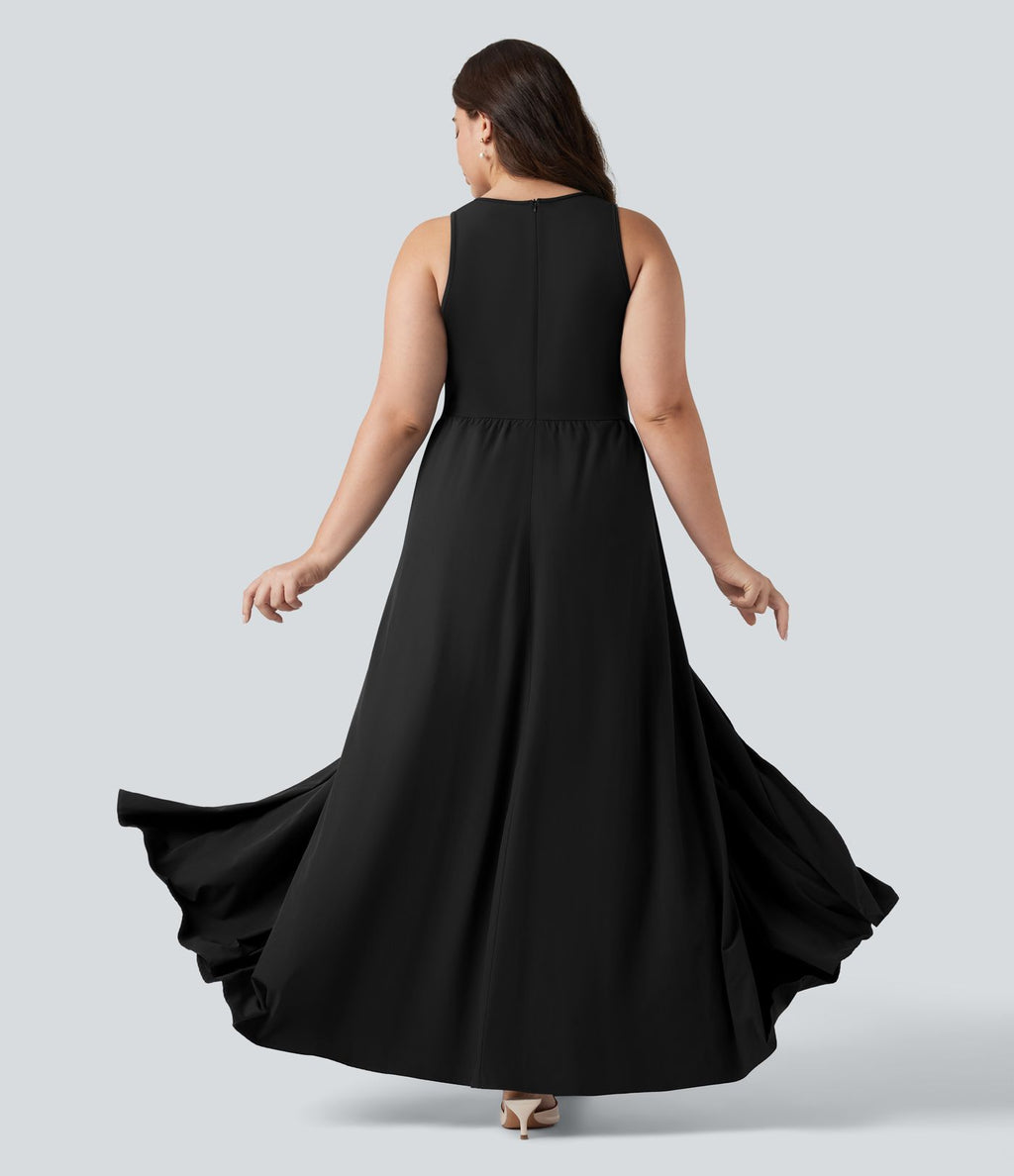 Combinaison sans manches grande taille Breezeful™ séchage rapide superposée avec poches