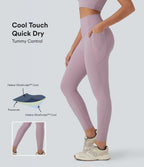 Legging 7/8 de yoga gainant galbant taille haute avec poches Halara UltraSculpt™