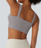 Brassière yoga SoftlyZero™ Airy maintien léger découpes effet frais InstantCool, bonnets E-G