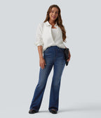Jean évasé Halara Flex™ casual taille haute avec poches