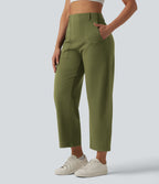 Pantalon barrel DayStretch taille haute avec poches