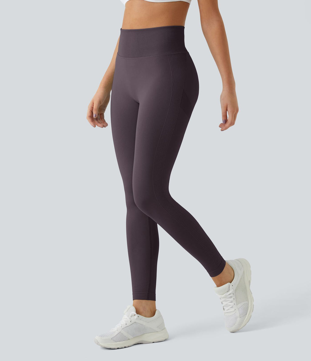 Legging push-up taille haute froncé sans couture OneForm Seamless Flow