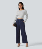Jean large casual Halara Flex™ taille haute à poches