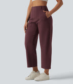 Pantalon barrel DayStretch taille haute avec poches