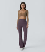 Pantalon 7/8 d'entraînement gainant galbant taille haute avec poches Halara UltraSculpt™