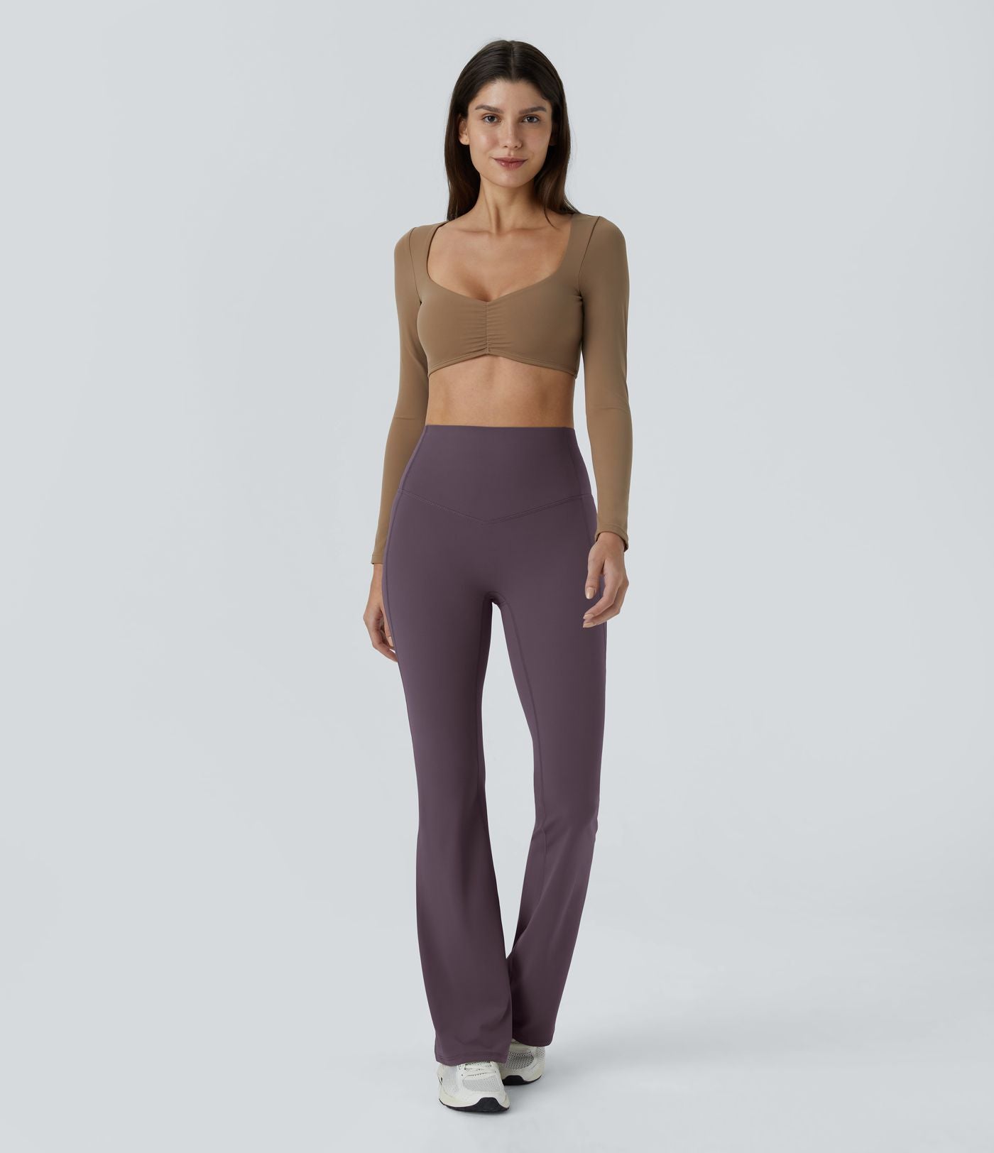 Pantalon 7/8 d'entraînement gainant galbant taille haute avec poches Halara UltraSculpt™