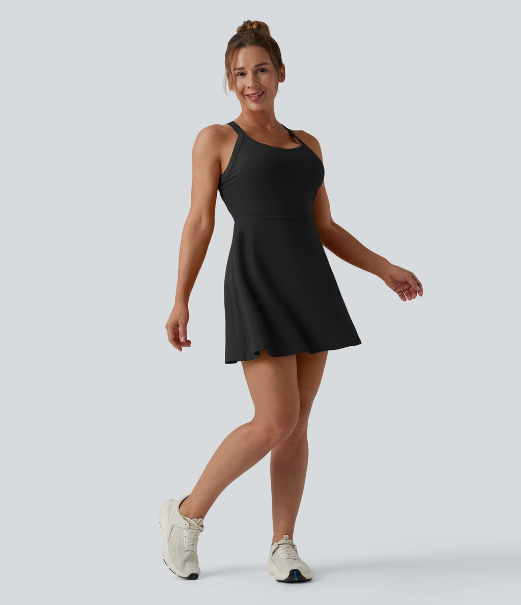 Robe de danse SoftlyZero™ Airy dos nu torsadé effet frais InstantCool, accès facile Easy Peasy, bonnets E-G