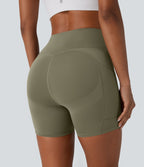 Short 2-en-1 d'entraînement gainant taille haute à séchage rapide avec poches Breezeful™