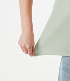 T-shirt casual col V à manches courtes