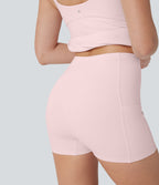 Robe active de yoga 2-en-1 Softlyzero™ Plush avec bretelles ajustables, armatures push-up, dos nu et poches-Easy Peasy