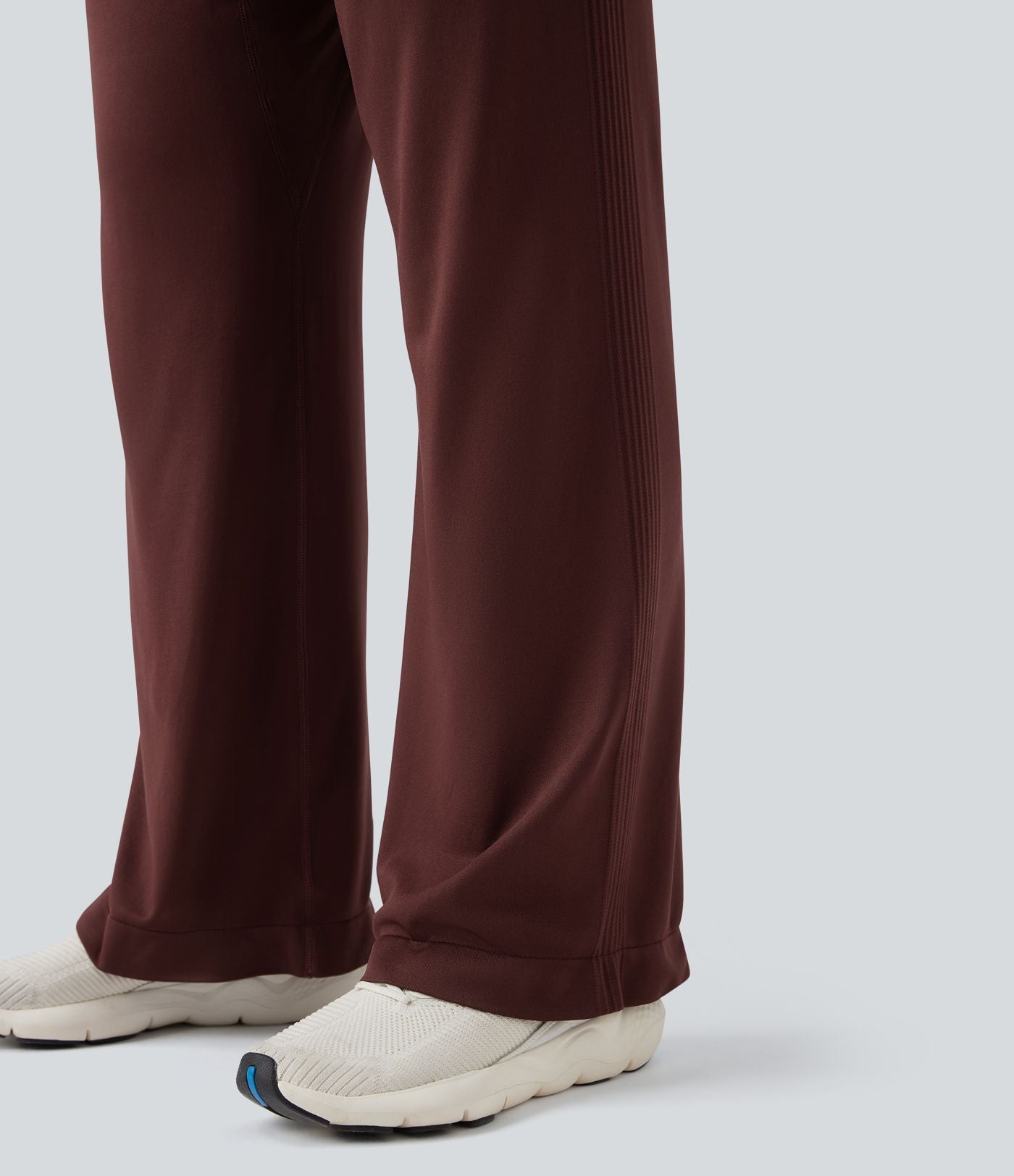 Pantalon de yoga taille haute coupe droite sans couture Seamless Flow