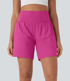 Short de yoga SoftlyZero™ Airy 2-en-1 taille très haute avec poches et effet frais InstantCool 17,5 cm