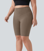 Short cycliste d’entraînement 23cm grande taille Halara UltraSculpt™ taille haute gainant effet liftant fessiers avec poches