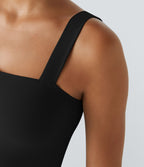 Softlyzero™ Plush Softlyzero™ Débardeur de Yoga Skinny Court à Encolure Carrée en Peluche