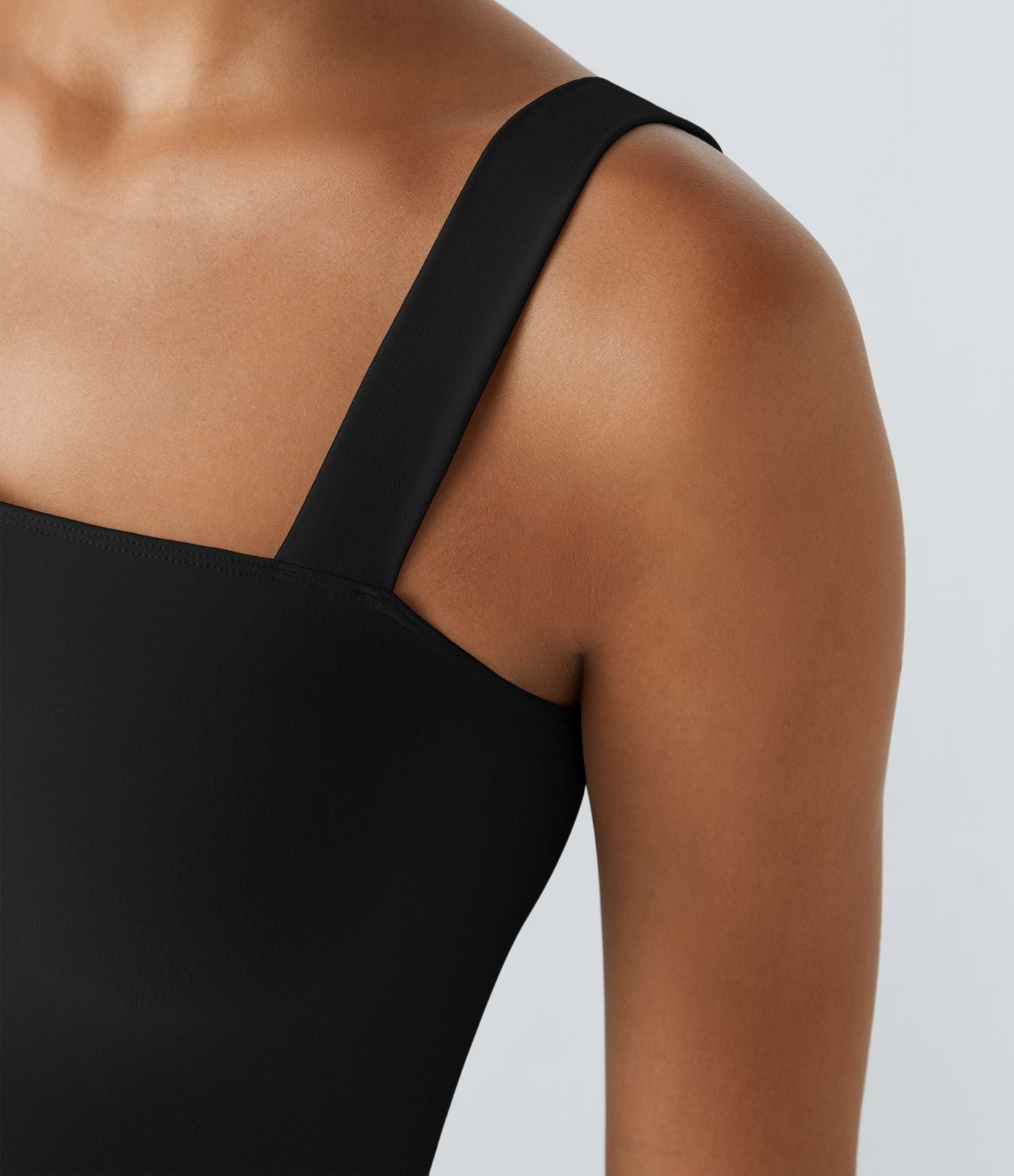 Softlyzero™ Plush Softlyzero™ Débardeur de Yoga Skinny Court à Encolure Carrée en Peluche