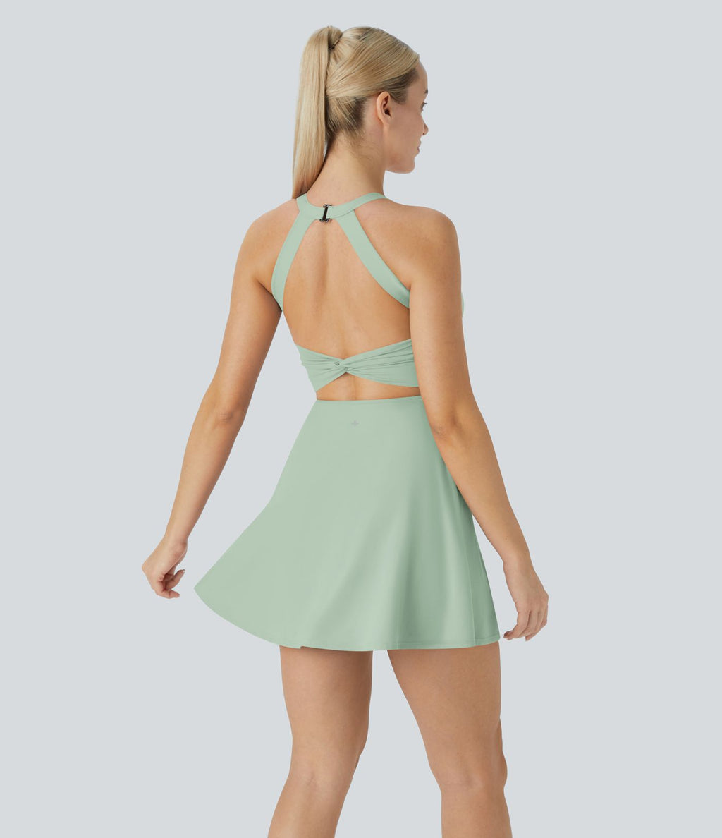 Softlyzero™ Airy Robe Sport Torsadée Dos Nu Édition Easy Peasy