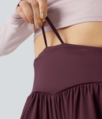 Jogging de course gainant taille haute avec cordon de serrage intérieur et séchage rapide avec poches Breezeful™