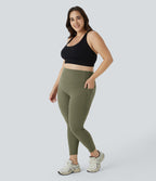 Legging d'entraînement gainant taille haute grande taille avec poches Halara UltraSculpt™