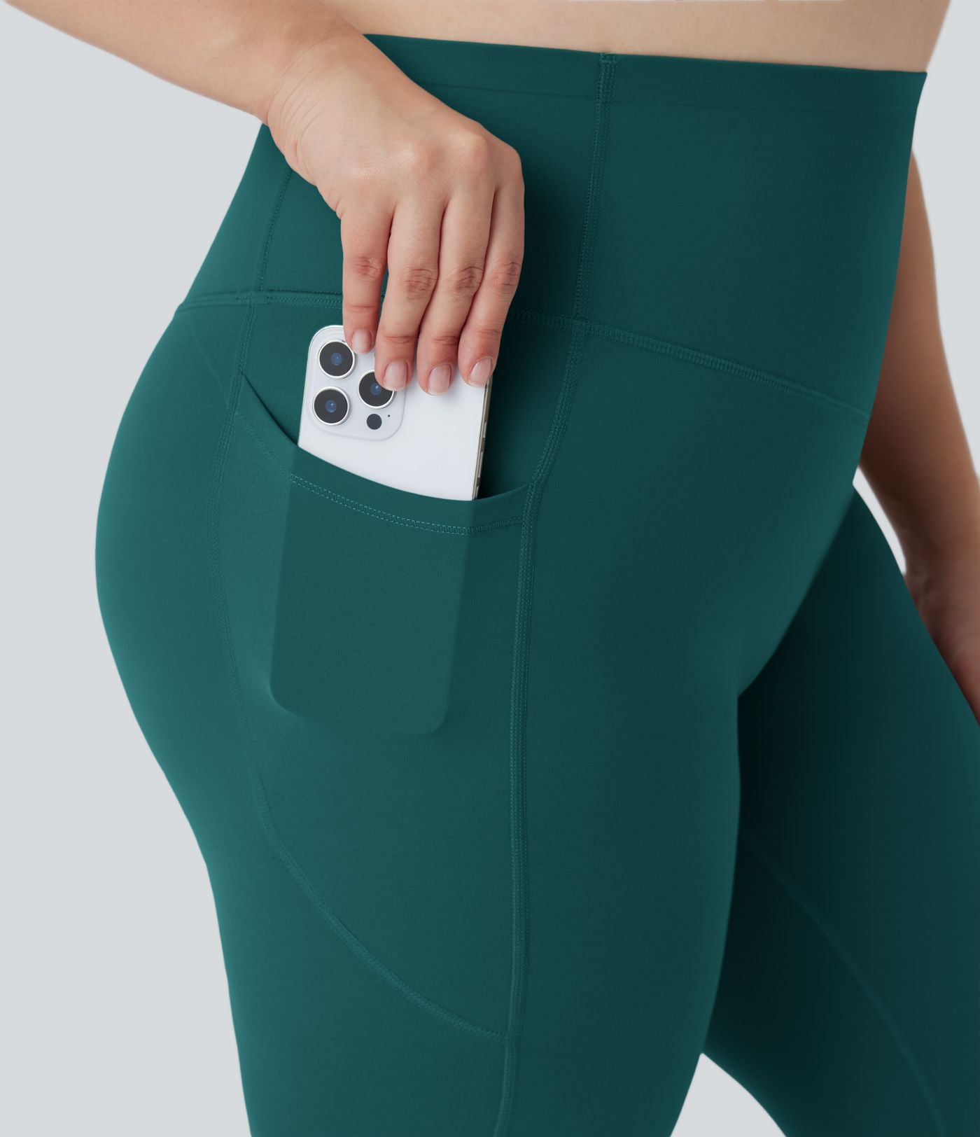 Legging d'entraînement gainant galbant taille haute grande taille avec poches Halara UltraSculpt™