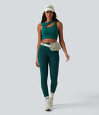 Débardeur de yoga OneForm Seamless Flow à découpes avec brassière intégrée