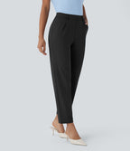 Pantalon de travail fuselé longueur cheville taille haute Halara Flex™ DayStretch avec poches
