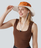 Chapeau de soleil large bord réglable - UPF40+