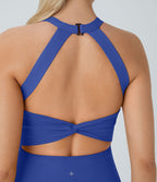 Robe de sport dos nu torsadée A-C