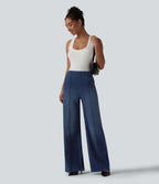 Halara Flex™ Jean large taille haute avec poches