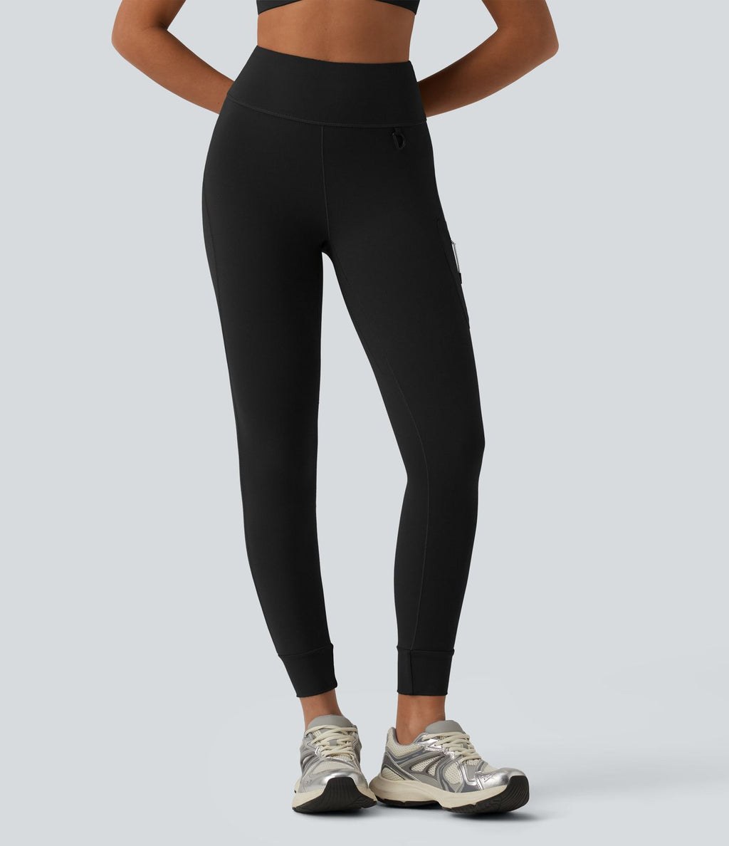 Legging 7/8 Halara UltraSculpt™ randonnée taille haute avec boucle en D et poche zippée