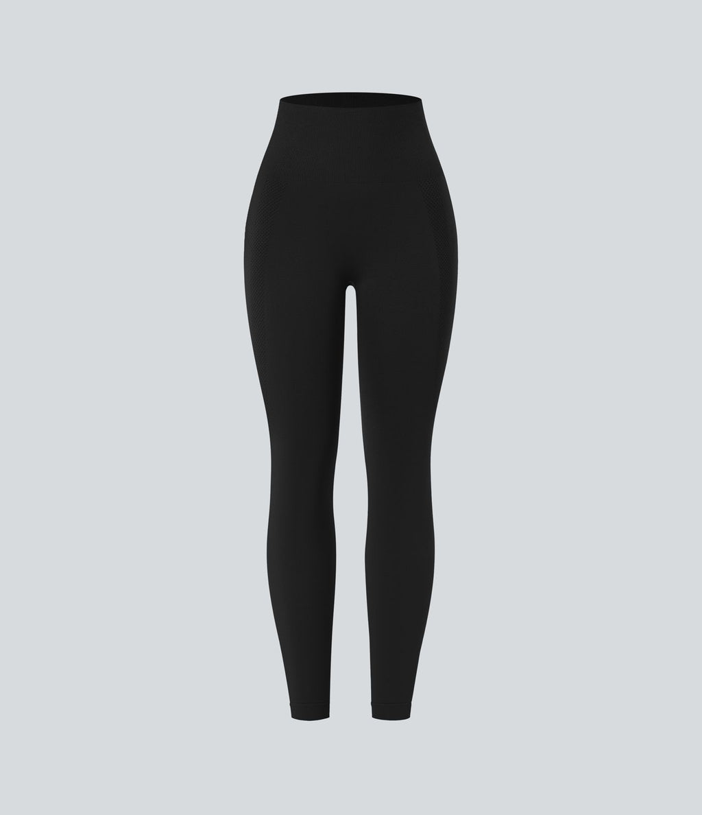 Legging yoga 7/8 taille haute froncé sans couture OneForm Seamless Flow