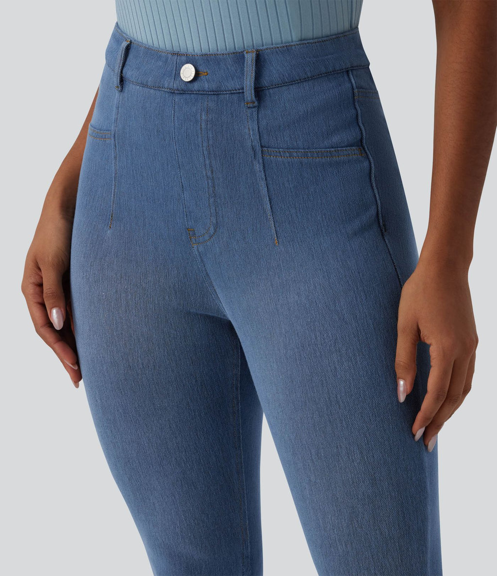 Jegging Halara Flex™ gainant casual taille haute avec poches