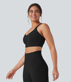 Soutien-gorge de sport d'entraînement SpeedWave™ soutien intermédiaire coques moulées perforé crochet réglable séchage rapide