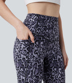 Legging de yoga gainant taille haute imprimé léopard avec poches Halara UltraSculpt™