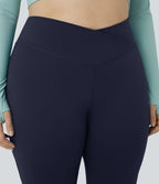 Legging évasé pleine longueur grande taille croisé taille haute DayStretch