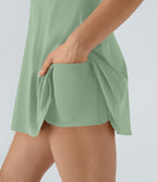Robe de sport dos nu torsadée A-C