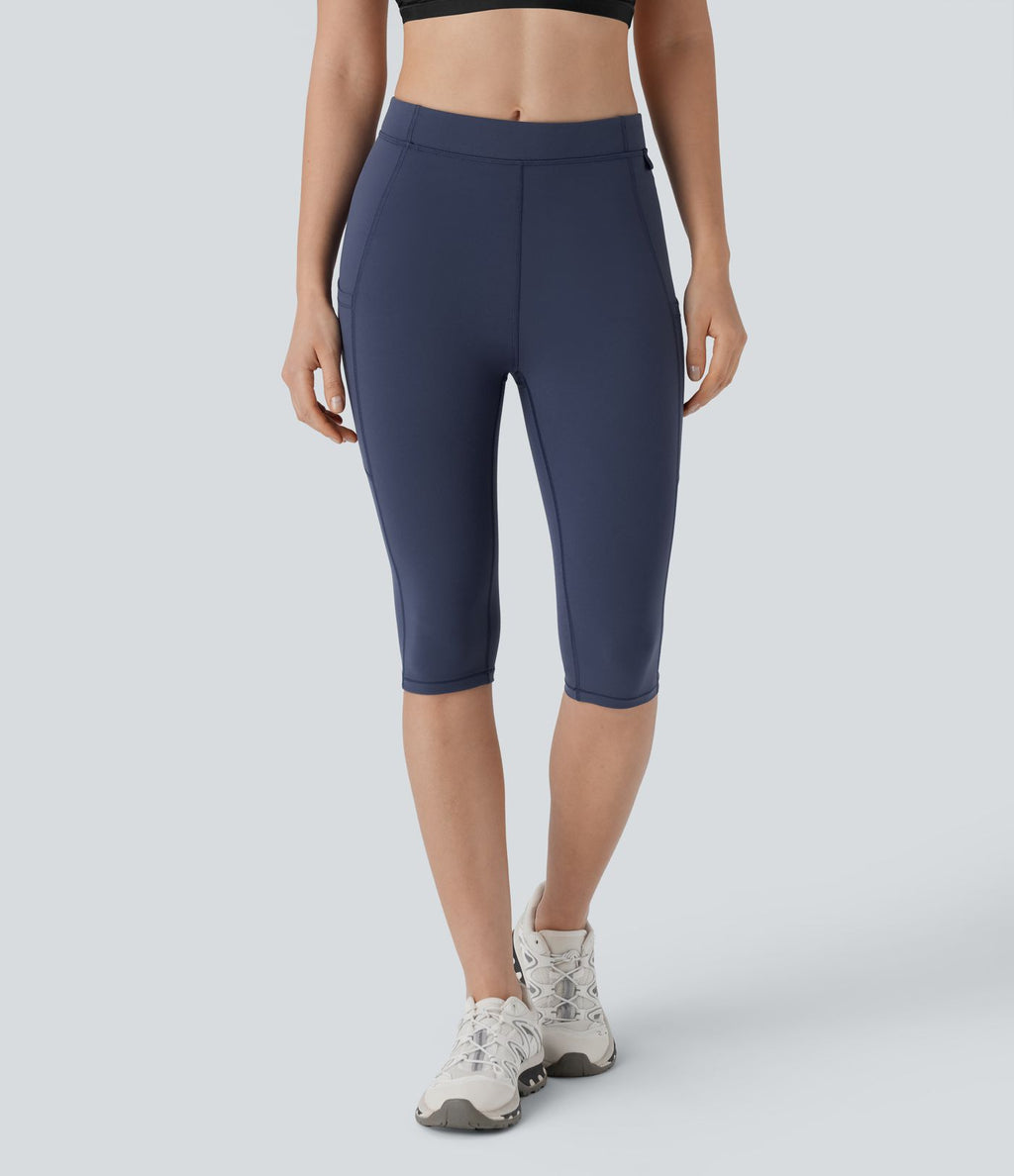 Legging corsaire de randonnée à taille haute et poches latérales UltraSculpt™ Halara