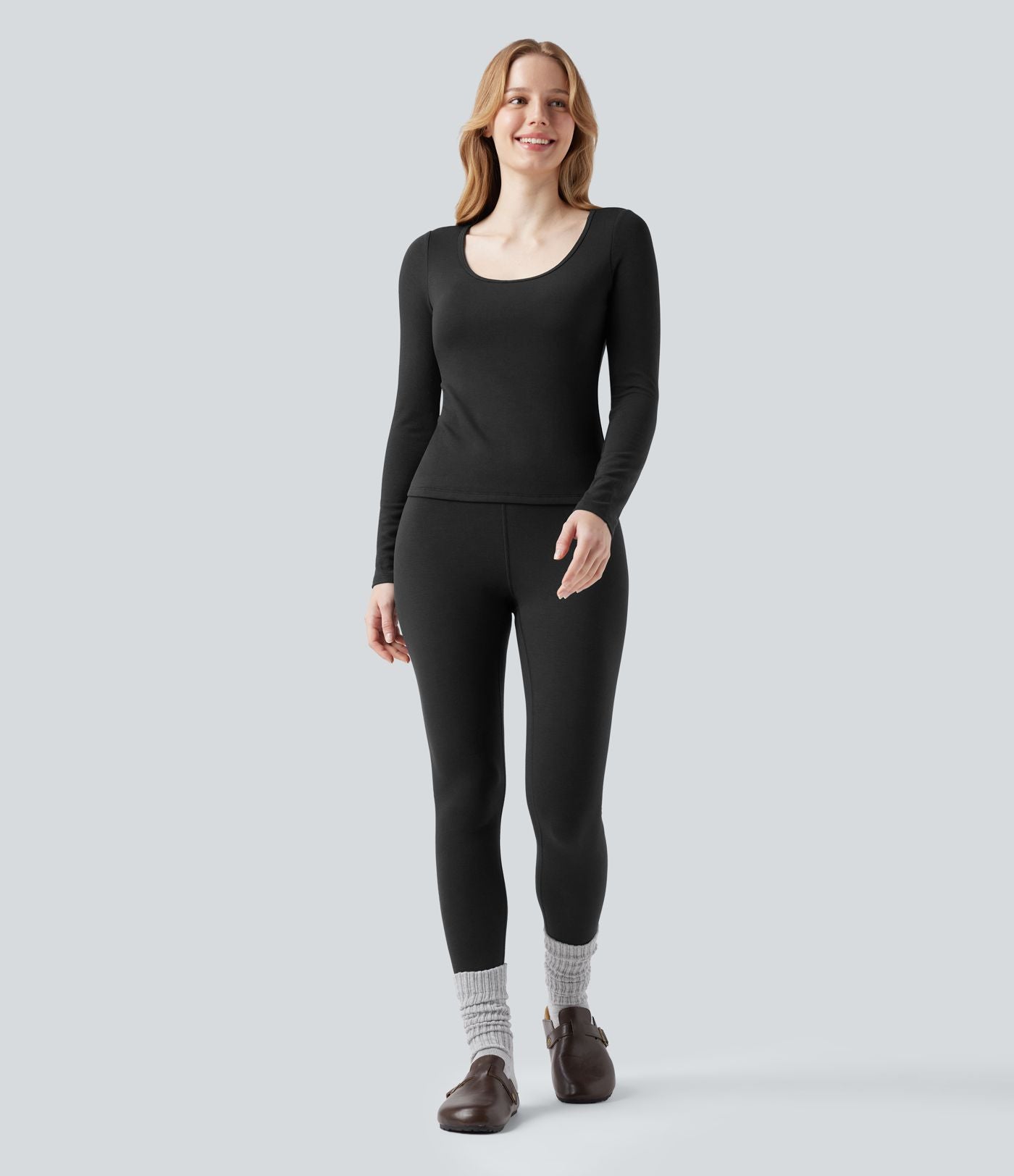 Legging 7/8 chauffant taille moyenne Halara HeatCore