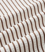 Chemise tailleur portefeuille manches longues à rayures et nœuds latéraux