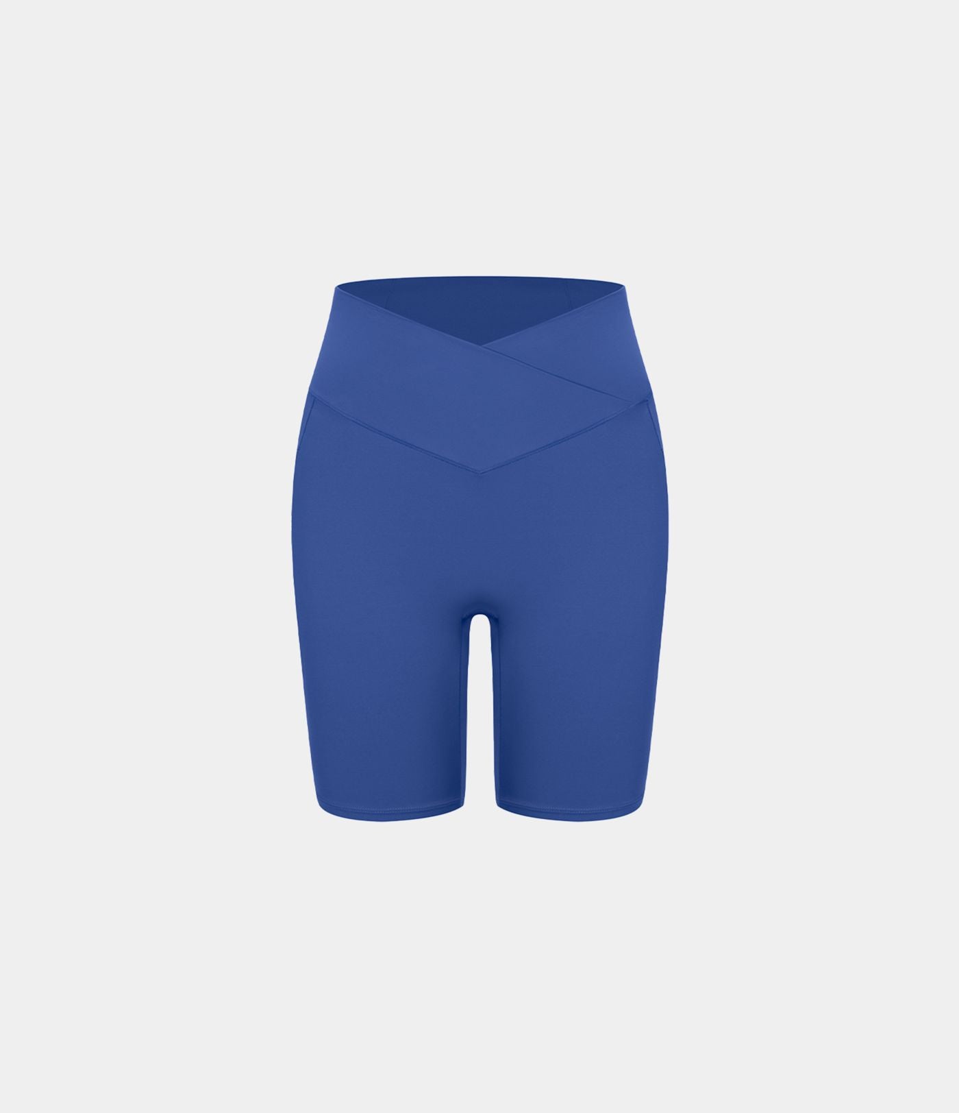 Softlyzero™ Short 17,5cm Yoga Taille Haute Crossover avec Poches Latérales