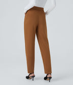 Pantalon de travail Halara Flex™ fuselé, taille haute, avec poches